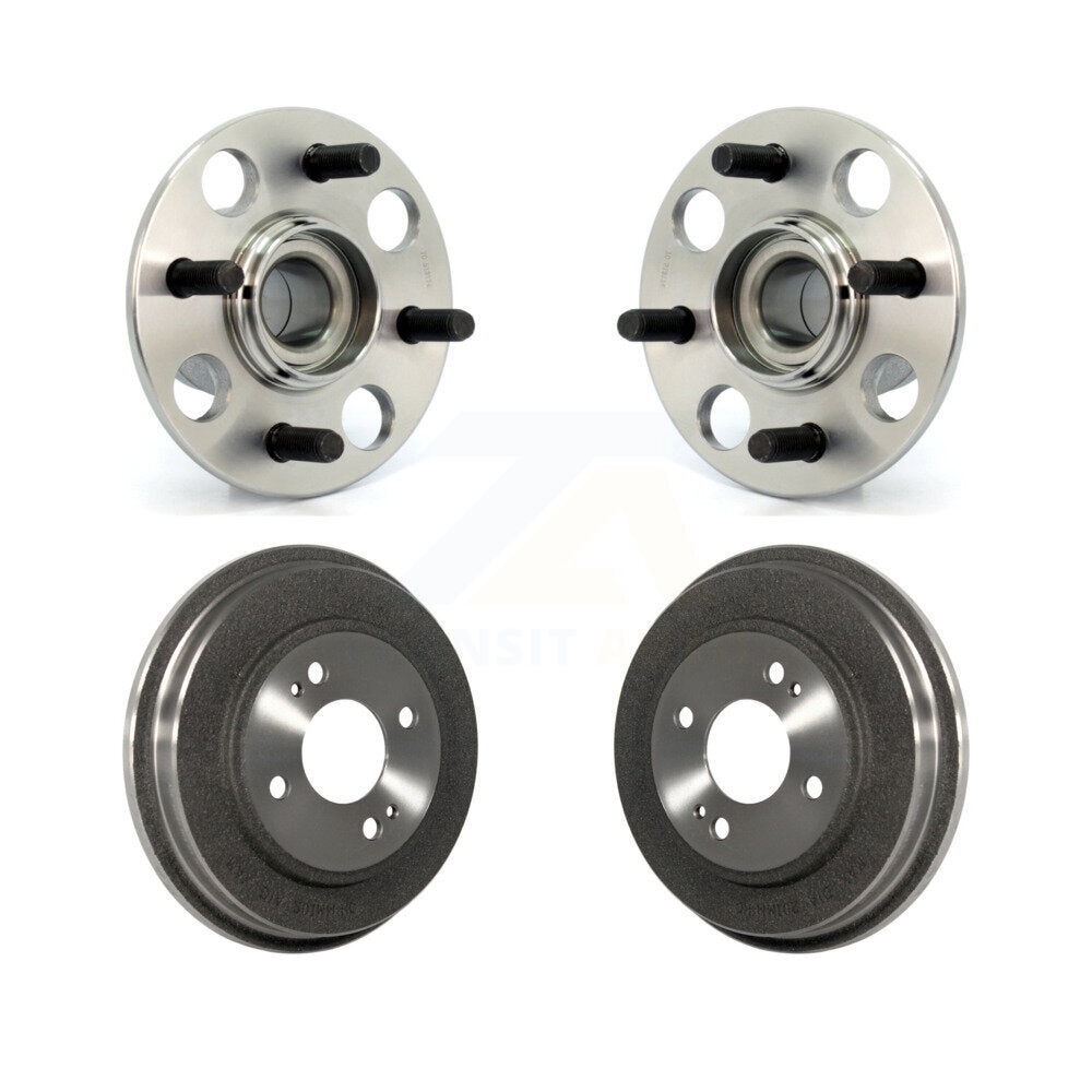 Drum Brake And Wheel Hub Bearing Assembly Rear Kit For Honda Civic