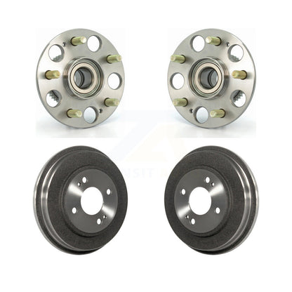 Drum Brake And Hub Bearing Assembly Rear Kit For Honda Civic With 4 Lug Wheels