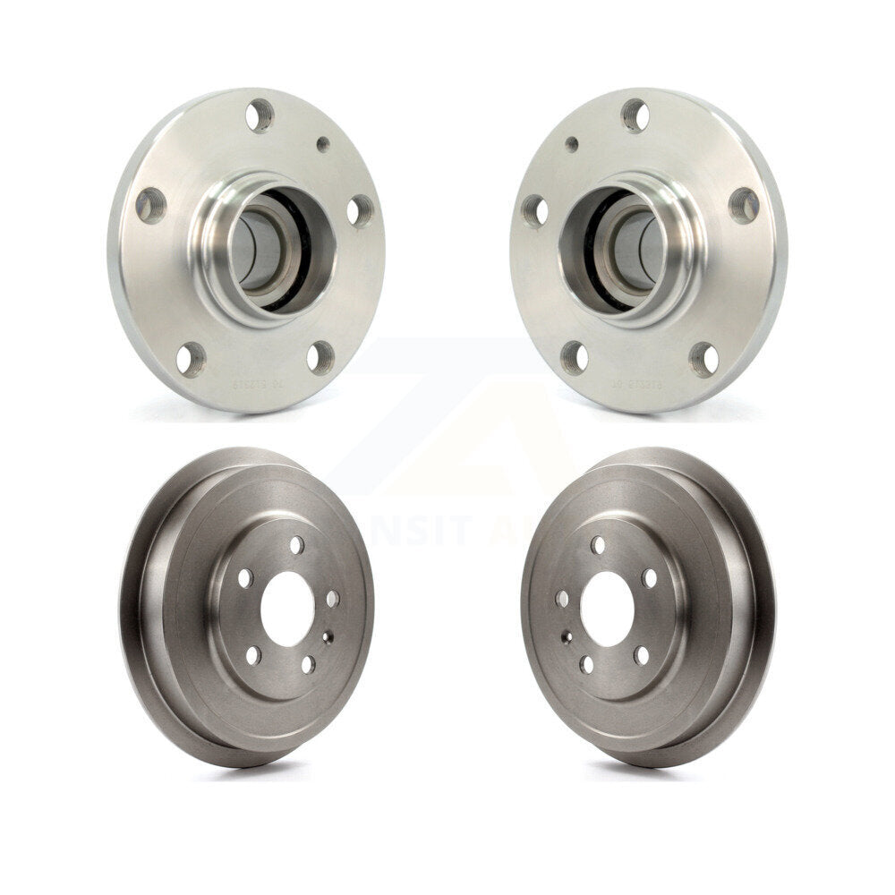 Drum Brake And Wheel Hub Bearing Assembly Rear Kit For Volkswagen Jetta Beetle