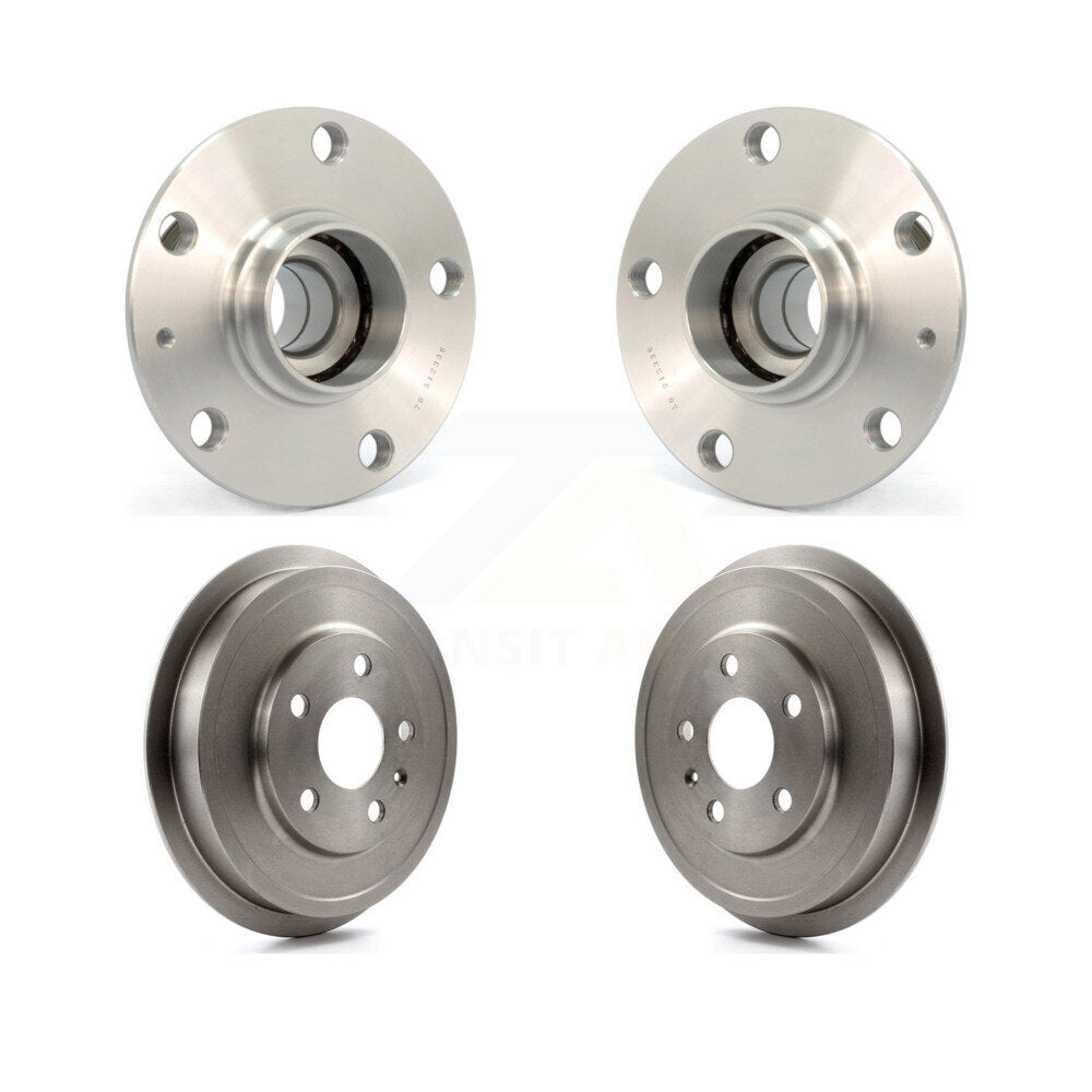 Drum Brake And Wheel Hub Bearing Assembly Rear Kit For Volkswagen Jetta Beetle
