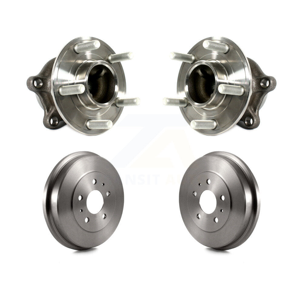 Drum Brake And Hub Bearing Assembly Rear Kit For Ford Focus With Parking Assist
