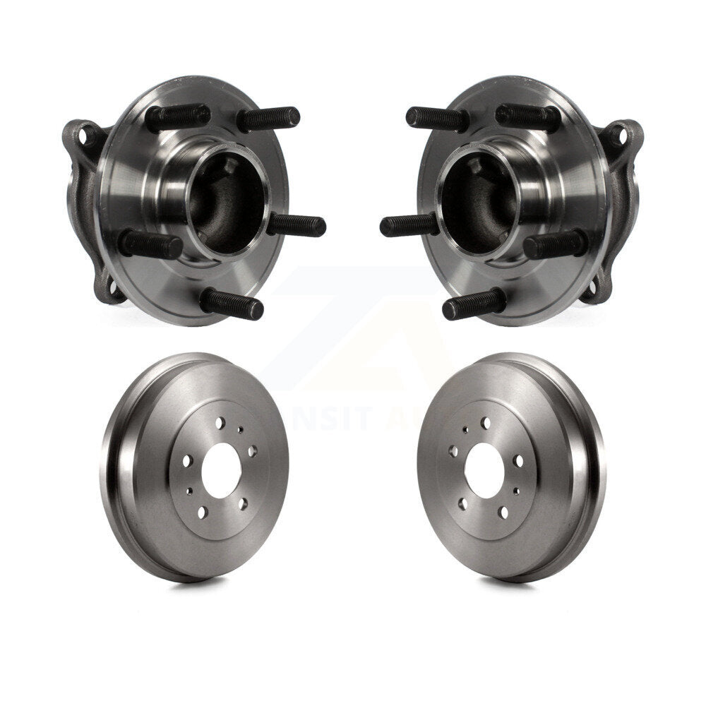 Drum Brake And Hub Bearing Rear Kit For Ford Focus Without Active Park Assist