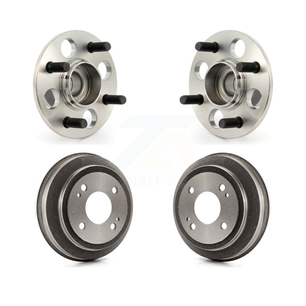 Drum Brake And Wheel Hub Bearing Assembly Rear Kit For Honda Civic del Sol CRX