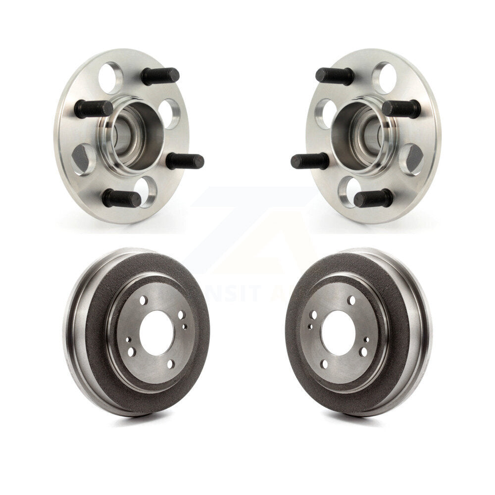 Drum Brake And Wheel Hub Bearing Assembly Rear Kit For Honda Civic Acura EL