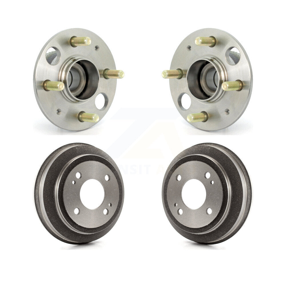 Drum Brake And Wheel Hub Bearing Assembly Rear Kit For Honda Civic del Sol