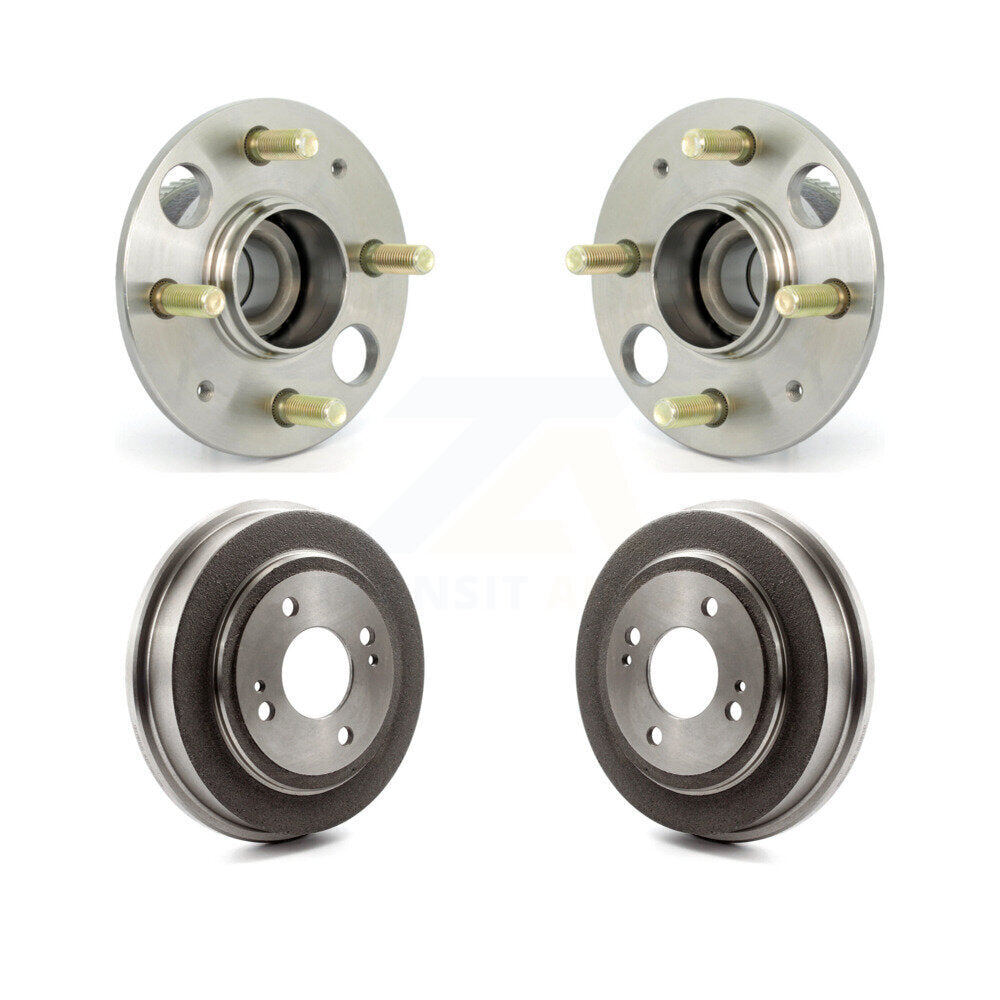 Drum Brake And Wheel Hub Bearing Assembly Rear Kit For Honda Civic