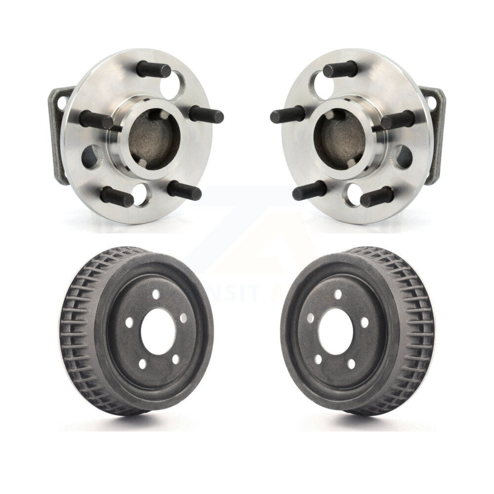Drum Brake Hub Bearing Rear Kit For Buick Century Chevrolet Lumina Oldsmobile 88