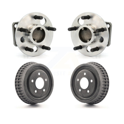 Drum Brake Hub Bearing Rear Kit For Buick Century Chevrolet Lumina Oldsmobile 88