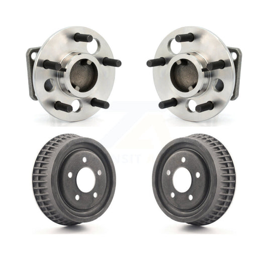 Drum Brake Hub Bearing Rear Kit For Buick Century Chevrolet Lumina Oldsmobile 88