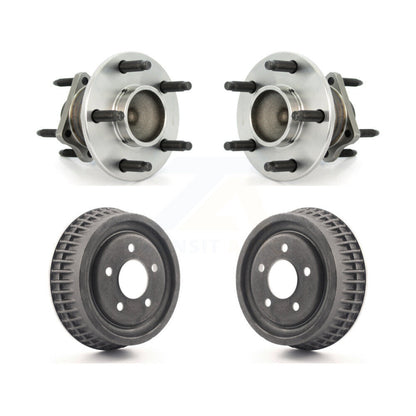 Drum Brake And Wheel Hub Bearing Rear Kit For 2004 Chevrolet Malibu 4-Wheel ABS
