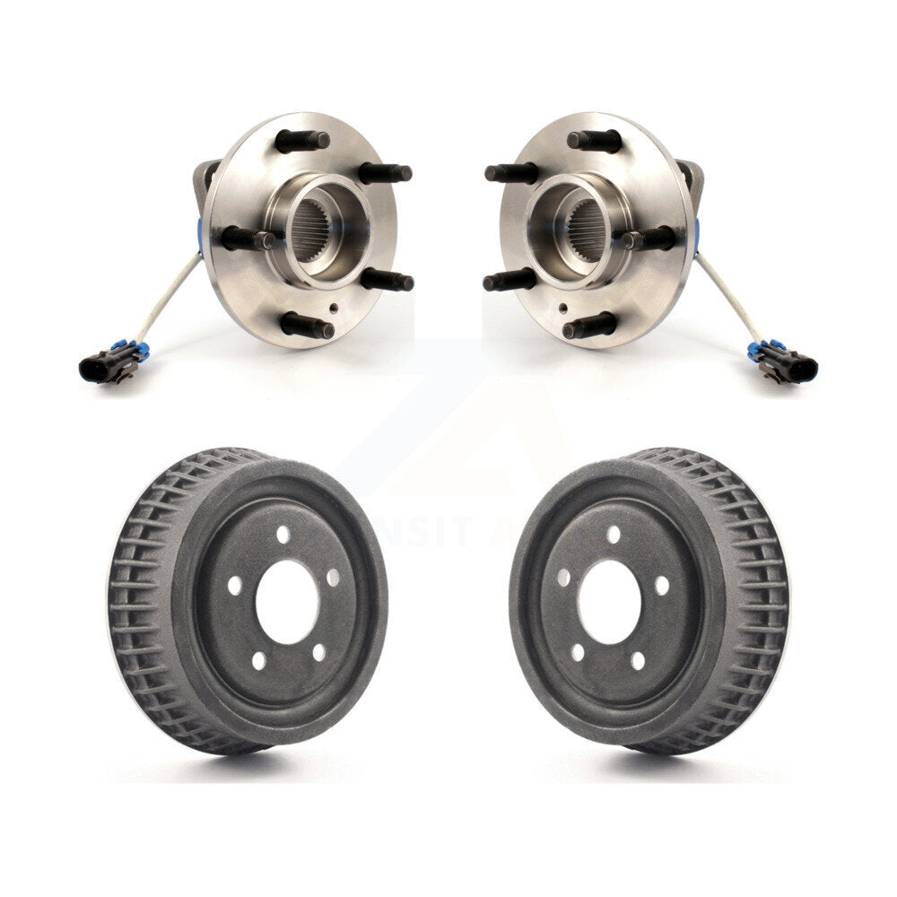 Drum Brake Hub Bearing Rear Kit For Pontiac Montana Chevrolet Venture Oldsmobile