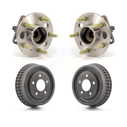 Drum Brake Hub Bearing Rear Kit For Chevrolet Malibu Pontiac Grand Am Oldsmobile