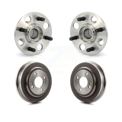 Drum Brake And Wheel Hub Bearing Assembly Rear Kit For 2007-2008 Honda Fit