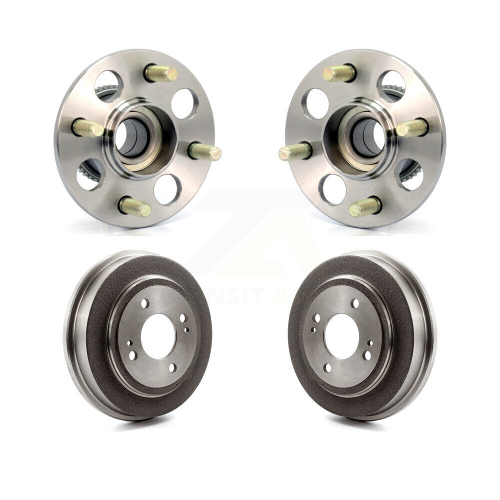 Drum Brake And Wheel Hub Bearing Assembly Rear Kit For Honda Civic