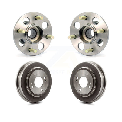 Drum Brake And Wheel Hub Bearing Assembly Rear Kit For Honda Civic