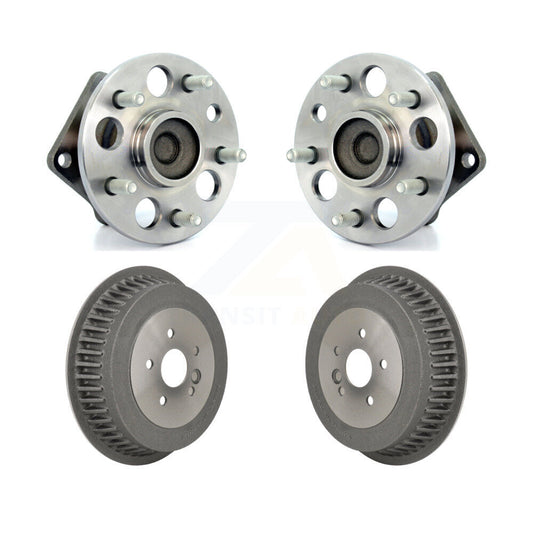Drum Brake And Wheel Hub Bearing Assembly Rear Kit For 1998-2003 Toyota Sienna