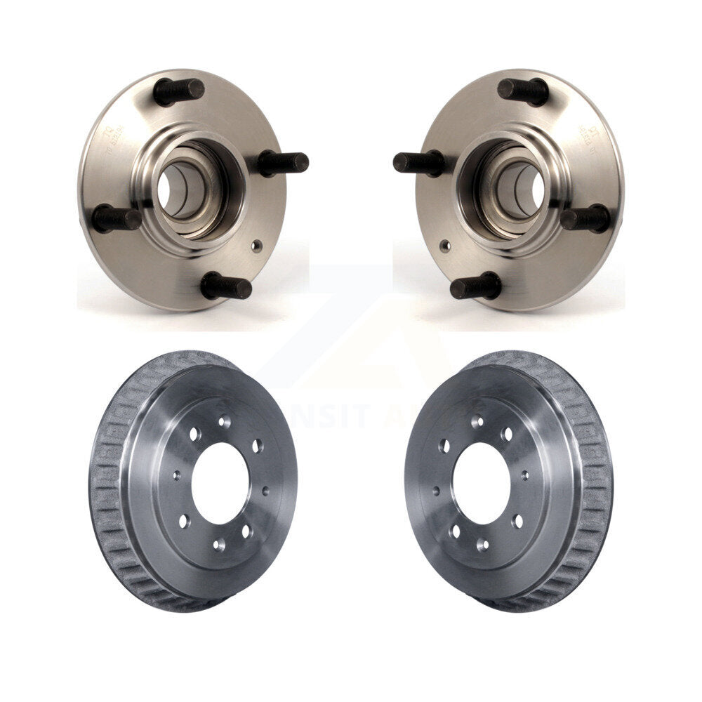 Drum Brake And Wheel Hub Bearing Assembly Rear Kit For Kia Spectra Spectra5