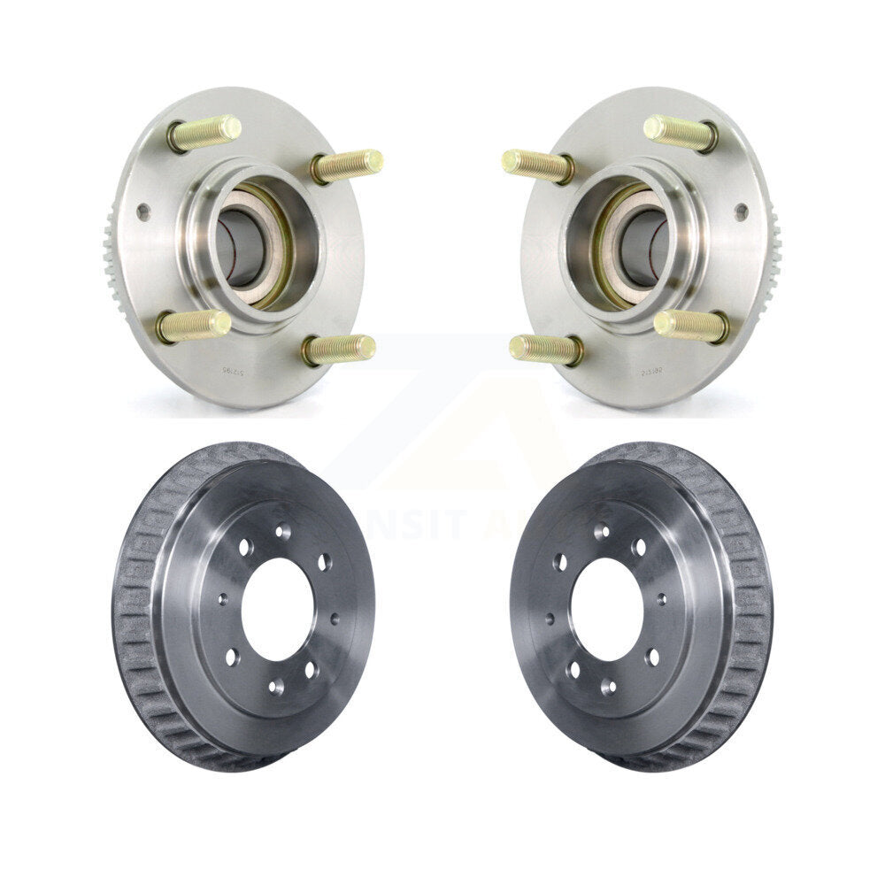 Drum Brake And Wheel Hub Bearing Assembly Rear Kit For Kia Spectra Spectra5
