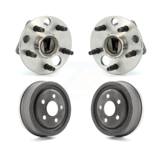Drum Brake & Hub Bearing Rear Kit For Chevrolet Cavalier Pontiac Sunbird Corsica