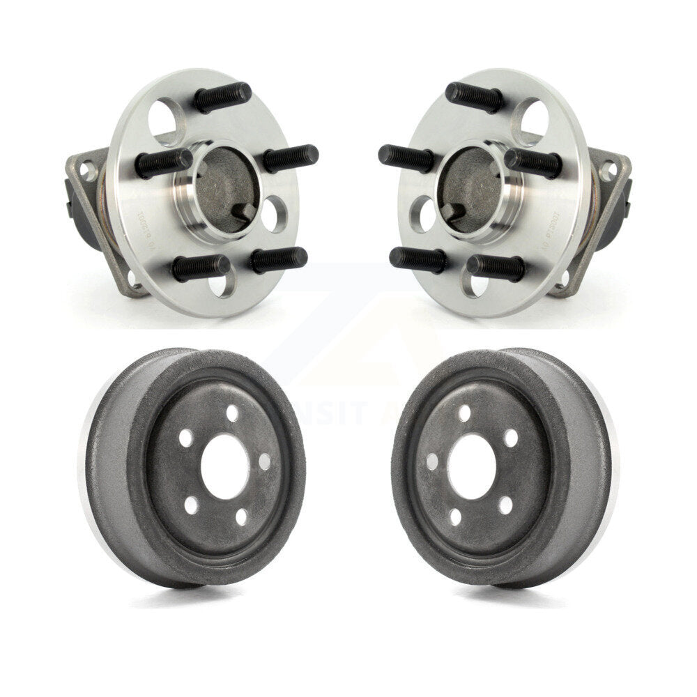 Drum Brake Hub Bearing Rear Kit For Chevrolet Cavalier Pontiac Sunfire Grand Am