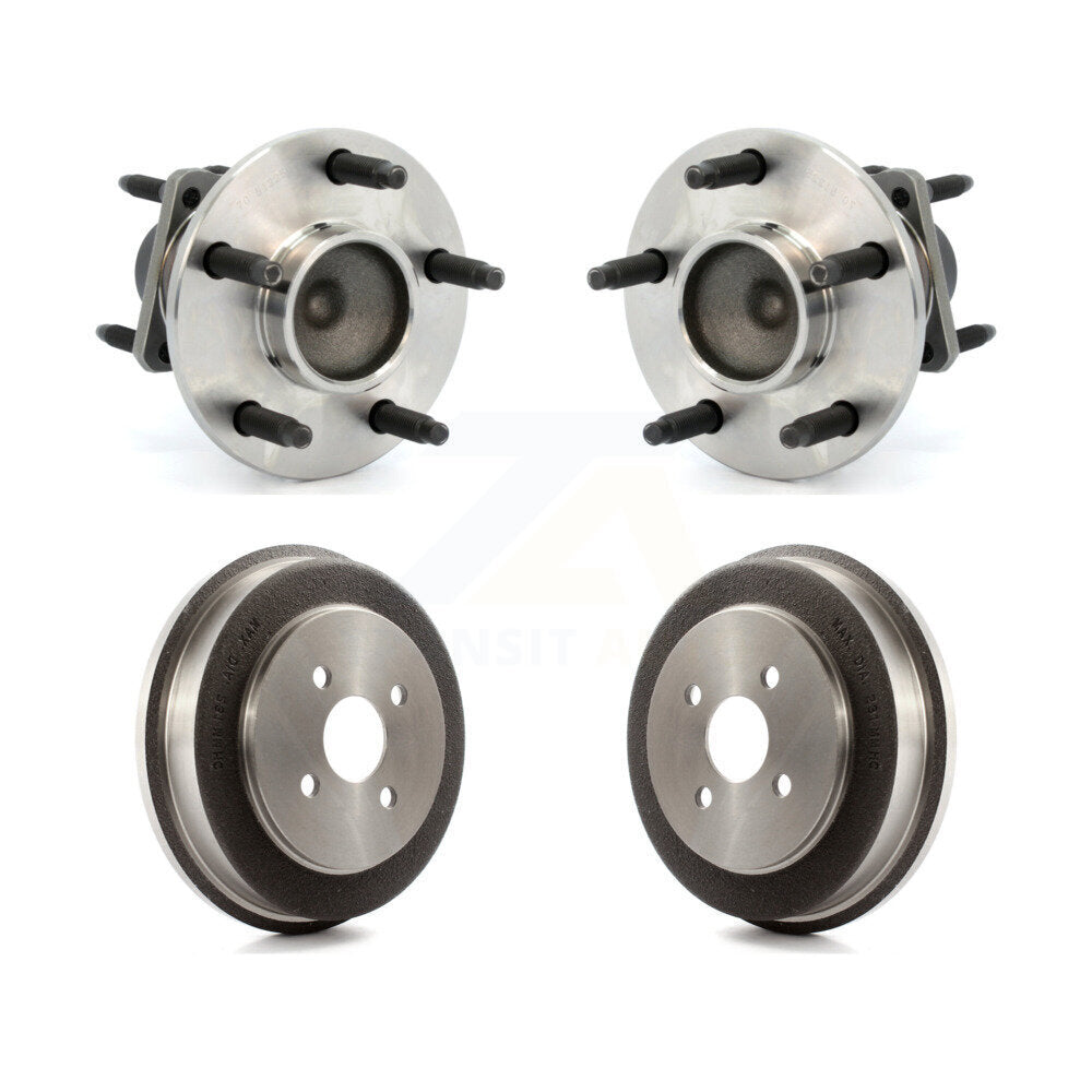 Drum Brake Hub Bearing Rear Kit For Saturn Ion Pontiac Pursuit Chevrolet Cobalt