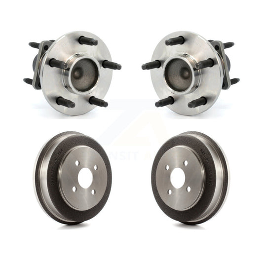 Drum Brake Hub Bearing Rear Kit For Saturn Ion Pontiac Pursuit Chevrolet Cobalt