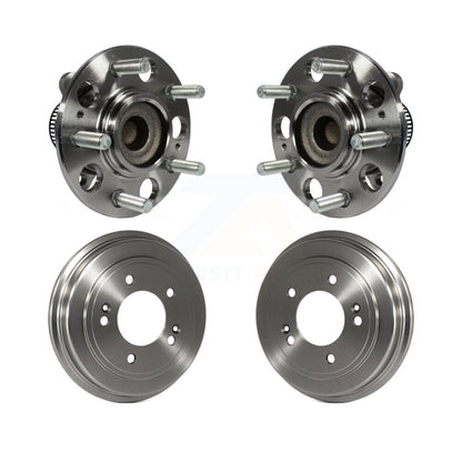 Drum Brake And Wheel Hub Bearing Rear Kit For 2008-2010 Hyundai Elantra Non-ABS