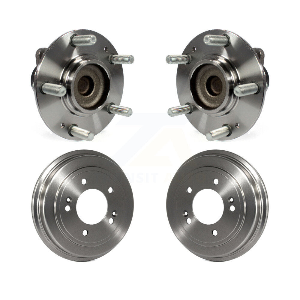 Drum Brake And Wheel Hub Bearing Assembly Rear Kit For Kia Soul