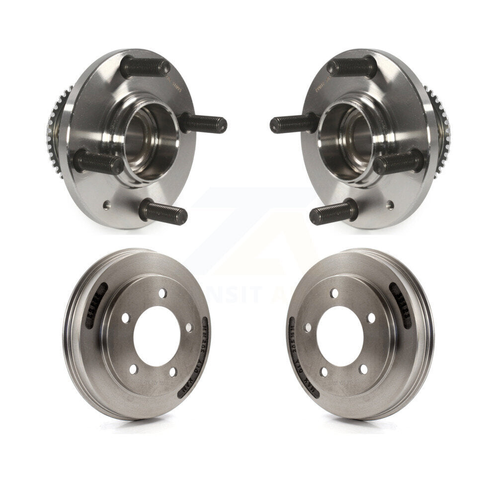 Drum Brake Hub Bearing Rear Kit For Mitsubishi Lancer ES With 16" Factory Wheels