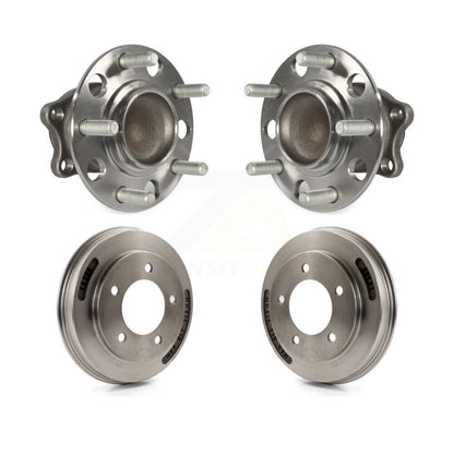Drum Brake Hub Bearing Rear Kit For 2008-2009 Mitsubishi Lancer FWD with Non-ABS