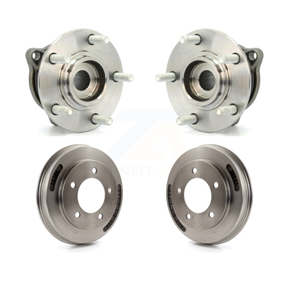 Drum Brake And Wheel Hub Bearing Assembly Rear Kit For Mitsubishi Lancer