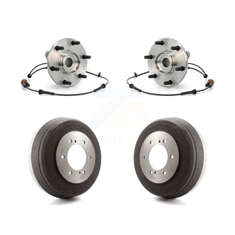 Drum Brake And Wheel Hub Bearing Assembly Rear Kit For 2004 Nissan Pathfinder