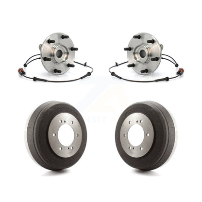 Drum Brake And Wheel Hub Bearing Assembly Rear Kit For 2004 Nissan Pathfinder
