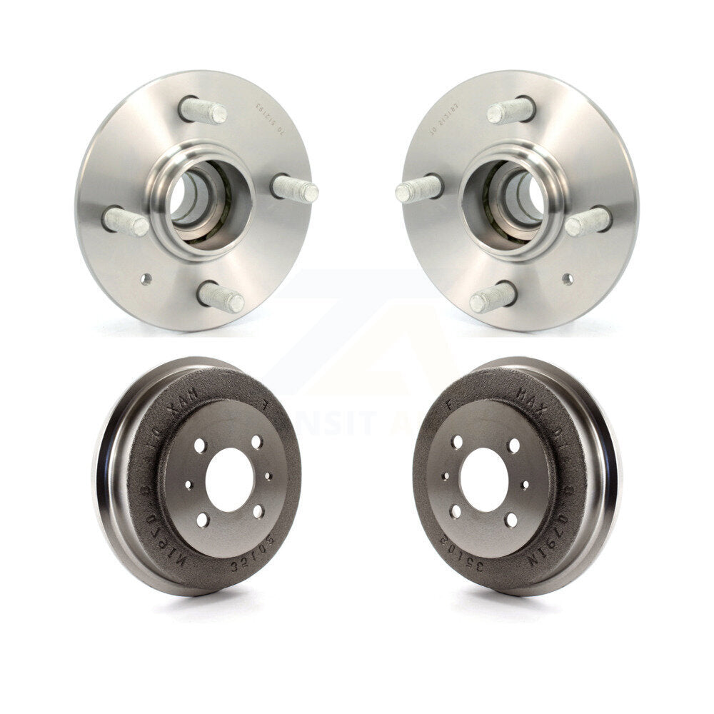 Drum Brake And Wheel Hub Bearing Assembly Rear Kit For Hyundai Accent