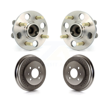 Drum Brake Hub Bearing Rear Kit For 2006 Hyundai Accent 4-Wheel ABS To 09 30 05