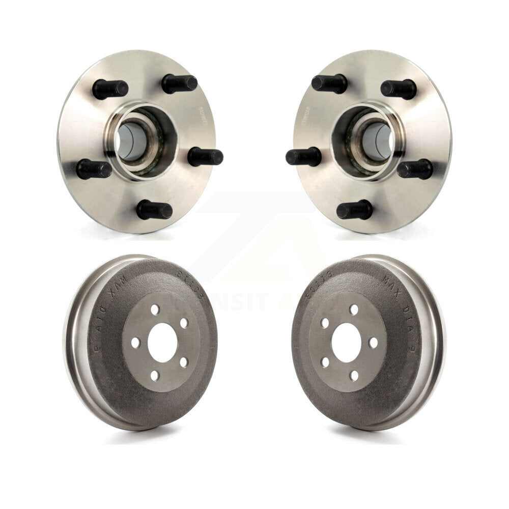Drum Brake And Wheel Hub Bearing Assembly Rear Kit For Chrysler PT Cruiser