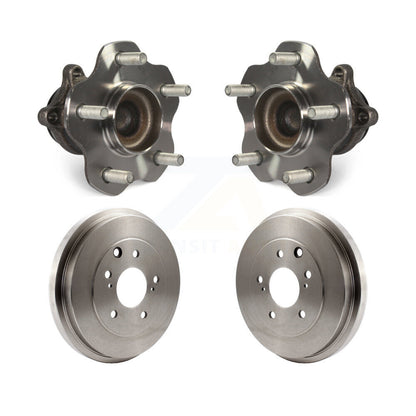 Drum Brake And Wheel Hub Bearing Assembly Rear Kit For 2013-2019 Nissan Sentra