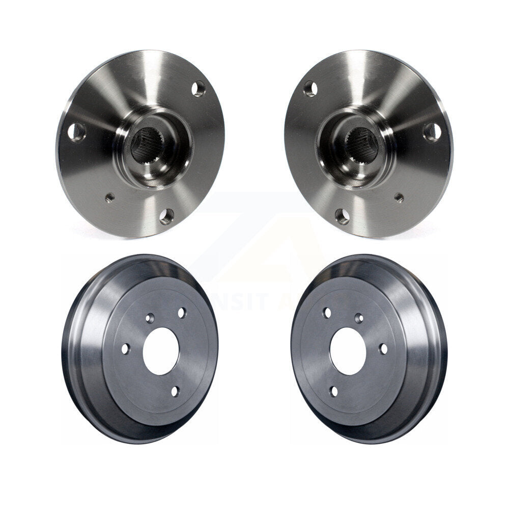 Drum Brake And Wheel Hub Bearing Assembly Rear Kit For Smart Fortwo