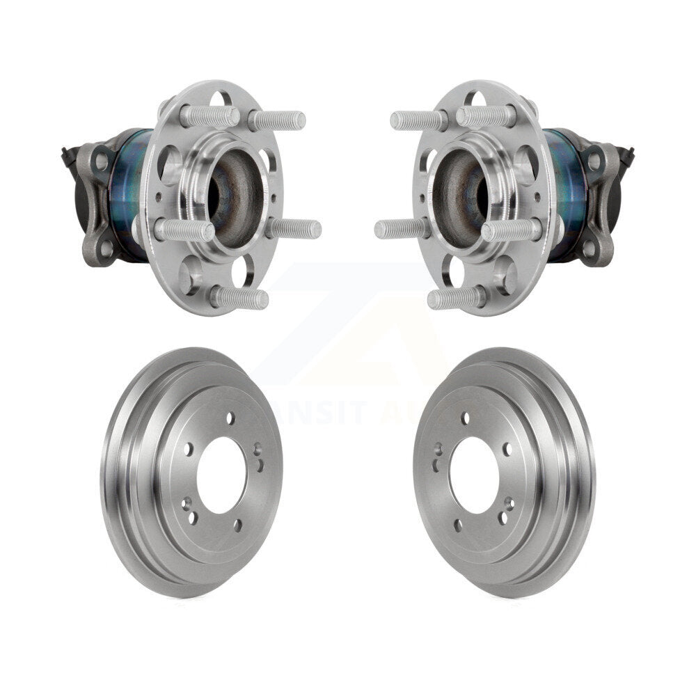 Drum Brake And Wheel Hub Bearing Assembly Rear Kit For 2020-2023 Hyundai Venue