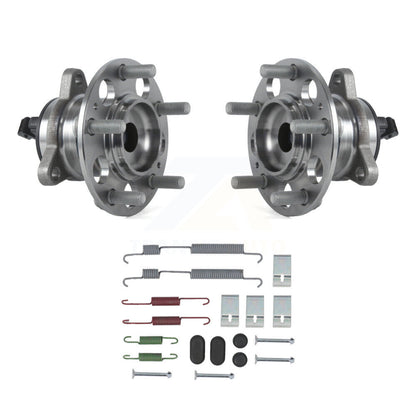 Brake Drum Hardware And Wheel Hub Bearing Assembly Rear Kit For Hyundai Elantra