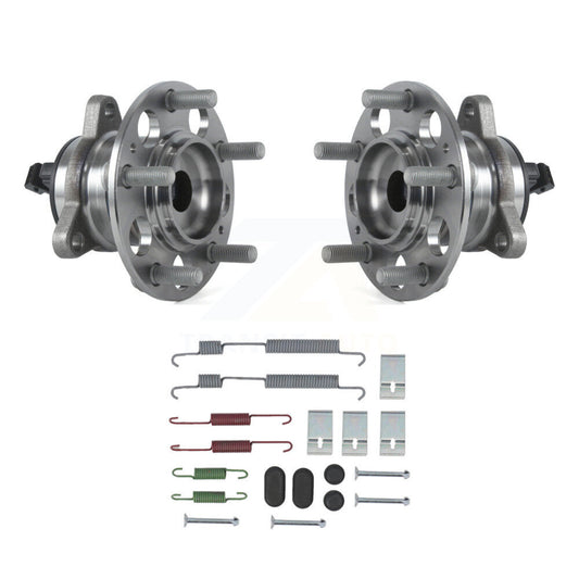 Brake Drum Hardware And Wheel Hub Bearing Assembly Rear Kit For Hyundai Elantra