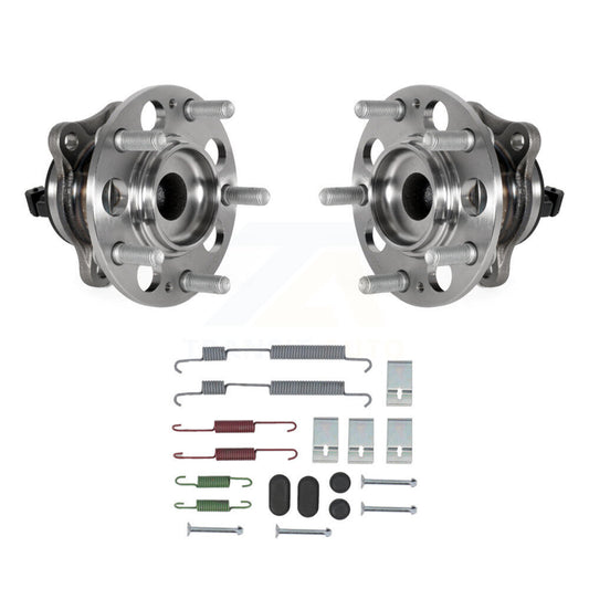 Brake Drum Hardware And Wheel Hub Bearing Assembly Rear Kit For Hyundai Elantra