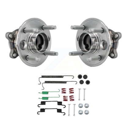 Brake Drum Hardware And Wheel Hub Bearing Rear Kit For 2016-2022 Chevrolet Spark
