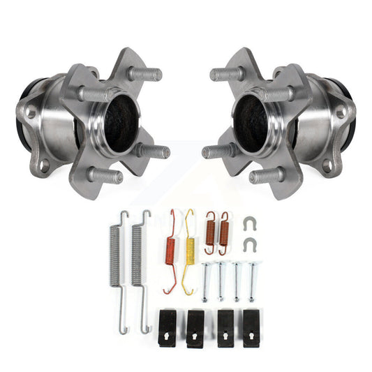 Brake Drum Hardware And Hub Bearing Assembly Rear Kit For 2015-2020 Honda Fit