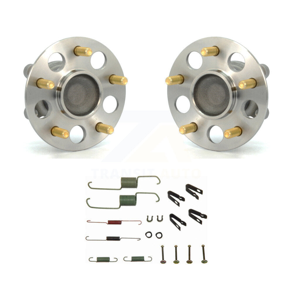 Brake Drum Hardware And Wheel Hub Bearing Assembly Rear Kit For Honda Civic