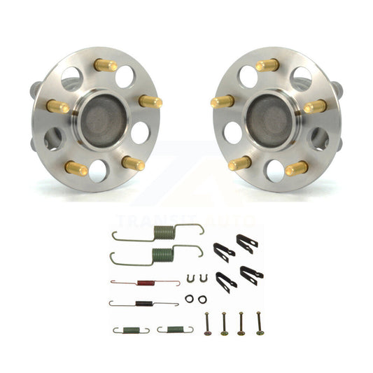 Brake Drum Hardware And Wheel Hub Bearing Assembly Rear Kit For Honda Civic