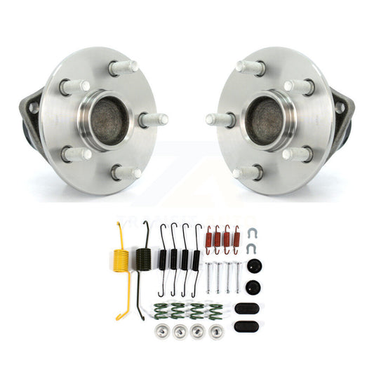 Brake Drum Hardware And Hub Bearing Assembly Rear Kit For Toyota Corolla Prius