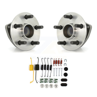 Brake Drum Hardware & Hub Bearing Rear Kit For 2003-2008 Toyota Corolla Non-ABS