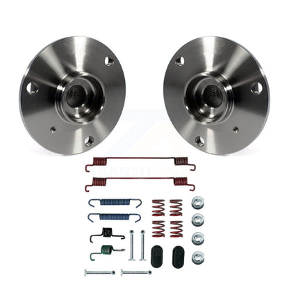 Brake Drum Hardware And Wheel Hub Bearing Assembly Rear Kit For Smart Fortwo