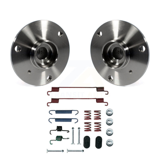 Brake Drum Hardware And Wheel Hub Bearing Assembly Rear Kit For Smart Fortwo